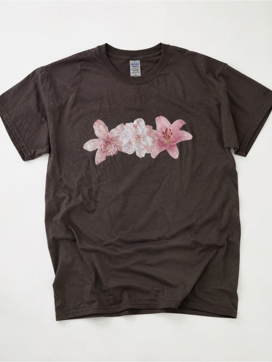 Gildan Tops - Gildan Chocolate Brown Crewneck Tee
